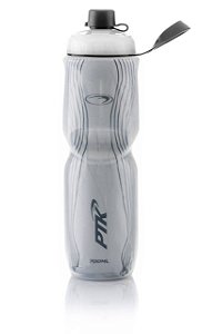 GARRAFA SQUEEZE TERMICA 700ML PTK LINE BRANCA -