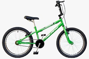 Bicicleta Infantil Aro 20 Redstone Alpha G Preto/Verde e Laranja