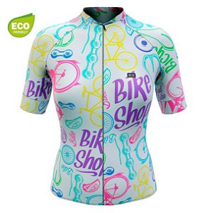 Camisa Feminino Marcio May Funny Colored Bicycles - M