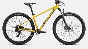 BICICLETA SPECIALIZED ROCKHOPPER COMP ARO(29) TAMANHO 19(G) COR CAMARELO/PRETO R$5.490,00