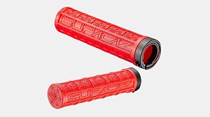 PUNHO MANOPLA SPECIALIZED PARA BICICLETA GRIZIPS VERMELHO SUPACAZ