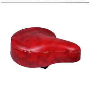 BANCO SELIM ELLEVEN BEACH 2 MOLAS RETRÔ VERMELHO