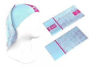 Bandana Feminina Bike Ciclismo Uv50 Skin Ss Azul Rosa Galaxy Roupa Feminina