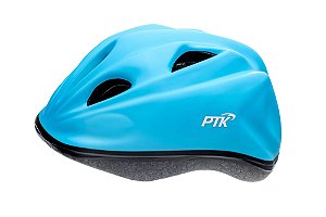 CAPACETE INFANTIL CICLISMO KIDS AZUL FOSCO C/ APOIO DE NUCA