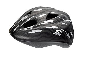 CAPACETE INFANTIL CICLISMO KIDS RAIO PRATA C/ APOIO DE NUCA