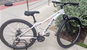 BICICLETA ABSOLUTE MIA ARO(29) TAMANHO 15(P) COR BRANCO KIT MONTAGEM