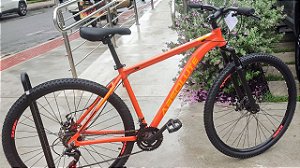 BICICLETA ABSOLUTE NERO ARO(29) TAMANHO 19(G) COR LARANJA KIT MONTAGEM