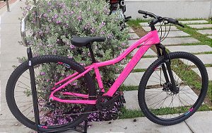 BICICLETA ABSOLUTE HERA ARO(29) TAMANHO 15(P) COR ROSA KIT MONTAGEM