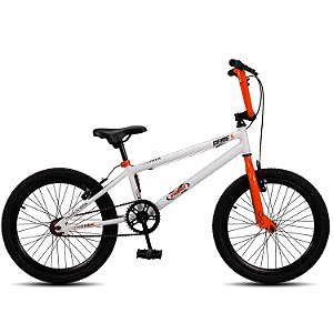 BICICLETA PROX SERIE 5 ARO(20) TAMANHO (P) COR BRANCO/LARANJA MASCULINO