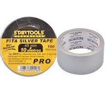 FITA SILVER TAPE 10M X 45MM TAPE 150 MICRONS