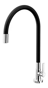 TORNEIRA GOURMET COLOR BLACK ABS CROM FLEXIVEL