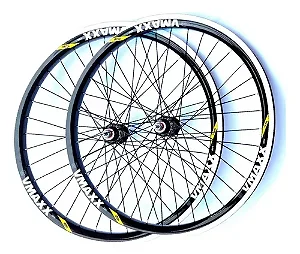 RODAS 26 AERO V-MAXX DISCO 36F CUBO CASSETE DIANTEIRA E TRASEIRA PRETA