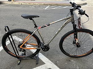 BICICLETA AUDAX HAVOK NX ARO(29) TAMANHO 15 (P) COR INOX/LARANJA