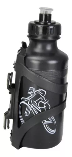 GARRAFA 500ML PLÁSTICO PRETO  MOUNTAIN BIKE