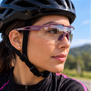 OCULOS CICLISMO FOTOCROMÁTICO ROXO/CINZA