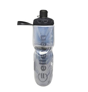 GARRAFA ISOTÉRMICA EL 710ML BICO COM TAMPA CINZA/PRETA