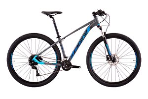 BICICLETA OGGI BW 7.0 TOURNEY 24V ARO 29 TAMANHO 17(M) GRAFITE/AZUL/PRETO