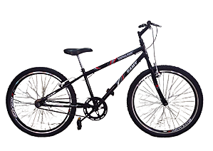 BICICLETA ARO (26) MASCULINA COR PRETA S/MARCHA MARCA SANS