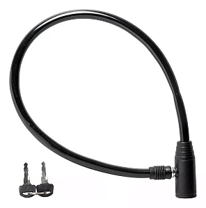 CADEADO BICICLETA ABSOLUTE 60CMX6MM C/CHAVE PRETO