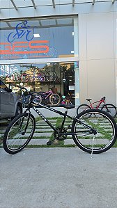 BICICLETA ARO (24) MASCULINA COR PRETO S/MARCHA MARCA SANS