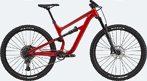 BICICLETA MTB FULL ARO (29) CANNONDALE HABIT 3 SRAM X1 EAGLE DUB 12V FREIO DISC HIDRÁULICO QUADRO 17 (M) VERMELHA
