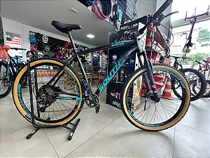 BICICLETA MTB ARO (29) LEGEND SOUTH GTS 12V FREIO DISC HIDRÁULICO QUADRO 21 (GG) COR PRETA/AZUL