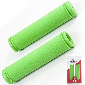 PAR DE MANOPLA PUNHO BIKE MTB ABSOLUTE VERDE BORRACHA