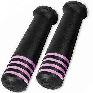 PAR DE MANOPLA PUNHO BIKE MTB NEOPAK PRETO/ROSA BORRACHA