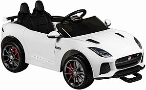 CARRO JAGUAR (BRANCO) ELÉTRICO -  PRODUTO NOVO DE EXPOSIÇÃO – SEM CAIXA
