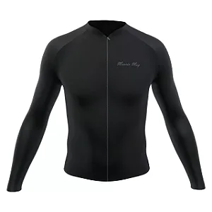 CAMISA MANGA LONGA MASCULINA MARCIO MAY MINIMAL BLACK TAMANHO 4G