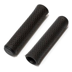 PAR DE MANOPLA PUNHO BIKE MTB ABSOLUTE PRETO BORRACHA