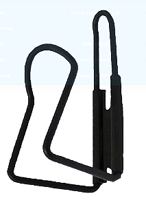 SUPORTE CARAMANHOLA GARRAFA SQUEEZE ALUMINIO PRETA