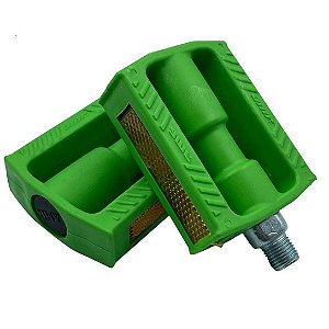 PEDAL AMR INFANTIL VERDE 1/2 SEM ESFERAS "EIXO FINO"