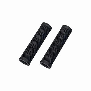 PAR DE MANOPLA PUNHO BIKE MTB GRIP PRETO BORRACHA