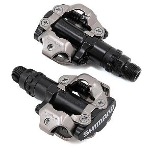 PEDAL CLIP PARA MTB SHIMANO PD-M250 ALUMINIO PRETO COM TACOS