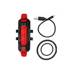 LANTERNA PARA BIKE VISTA LIGHT RECARREGAVEL USB