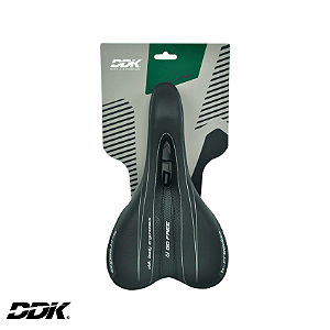 BANCO SELIM DDK MTB VAZADO PRETO 150X260MM