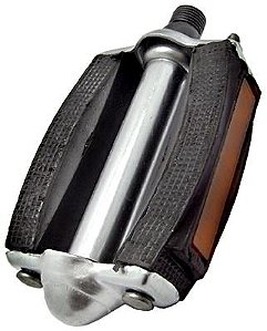 PEDAL ALVORADA  PRETO MONARK "EIXO FINO"