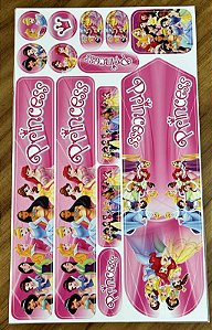 ADESIVO PARA QUADRO DE BIKE PRINCESS ROSA