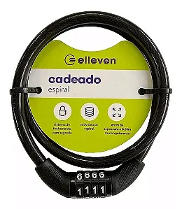 CADEADO PARA BICICLETA ELLEVEN COM SEGREDO 0,65CMX8MM