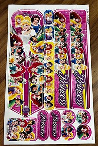 ADESIVO PARA QUADRO DE BIKE PRINCESS DISNEY