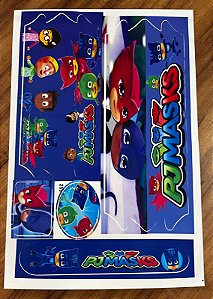 ADESIVO PARA QUADRO DE BIKE PJ MASKS