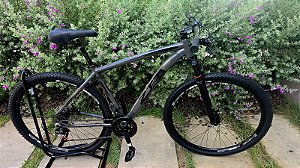 BICICLETA MTB ARO 29 ZT3 ALUMINIO 21V IMPORTADO FREIO DISC MECÂNICO 19 (G) GRAFITE