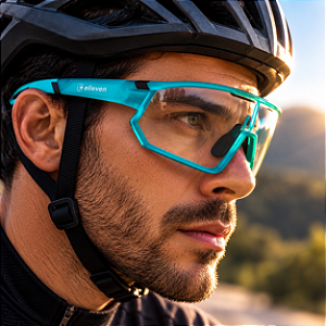 ÓCULOS CICLISMO FOTOCROMÁTICO ELLEVEN ECLIPSE VERDE ÁGUA