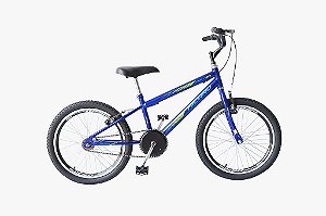 BICICLETA ARO (20) MASCULINA COR AZUL S/ MARCHA MARCA MILANO FAST