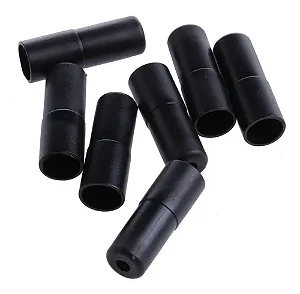 TERMINAL CONDUÍTE CÂMBIO 4MM PLÁSTICO PRETO