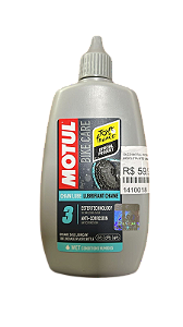 OLEO MOTUL P/CORRENTE BICICLETA MTB UMIDO 100 ML