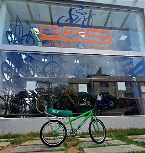 BICICLETA ARO (20) MASCULINA COR VERDE KAW S/MARCHA MILANO FAST TIPO MONTADINHA