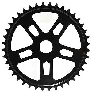 RODA DENTADA 40 DENTES 5 BRACOS AÇO PRETA (PARA PEDEVELA MONOBLOCO)
