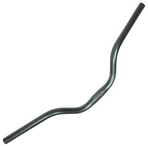 GUIDÃO DE  MTB MONARK 25,4X600 MM ALTO 80 M ALUMINIO PRETO